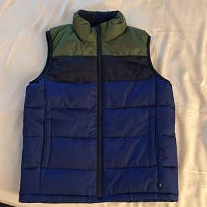 GAP kids size M vest - blue/green